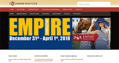 Desktop Screenshot of empirepolo.com